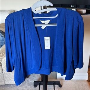Soma Royal Blue Cropped cardigan